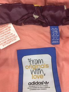 Куртка зимняя Adidas для девочки 12 мес