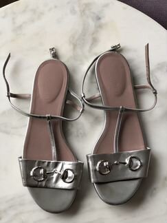 Кожаные босоножки Gucci Оригинал