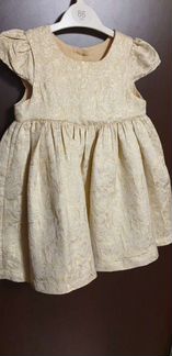 Платье золотое mothercare