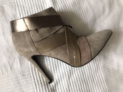 Ботильоны новые Patrizia Pepe кожаные