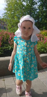 Платье с ромашками 86-92