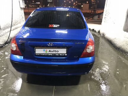 Hyundai Elantra 1.6 AT, 2004, битый, 229 861 км