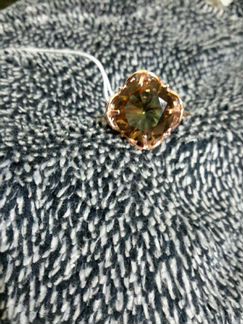 Комплект султанит золото серебро,новый,пломба