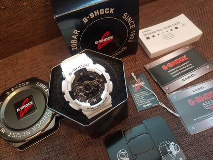 Часы Casio G-Shock Новые Белые GA-110