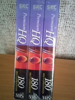 Видеокассеты VHS. Новые. Запечатаны