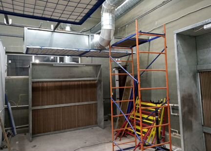 Покрасочные камеры сухой фильтрации 2,5 метра