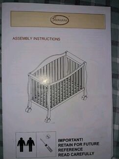 Детская кроватка Giovanni