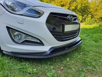 Передняя юбка на Hyundai i40 Дорестайлинг