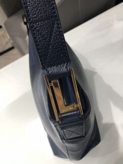 Сумка Lancel Max Синяя кожа оригинал тоут на плечо