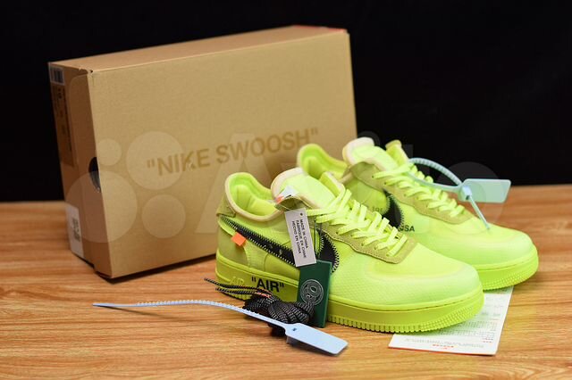 nike air force 1 low off white volt