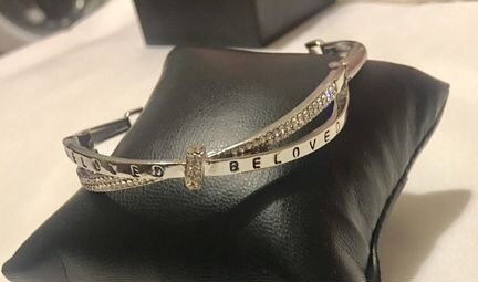 Браслет с цирконами элитная бижутерия