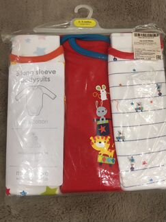 Боди с длинным рукавом mothercare 3-6 месяцев