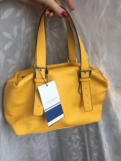 Новая сумка Zara желтая горчичная