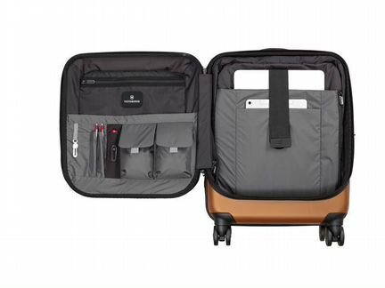 Чемодан victorinox Spectra Dual-Access 2.0, оранжевый, поликарбонат Bayer, 38x20x55 см, 32 л