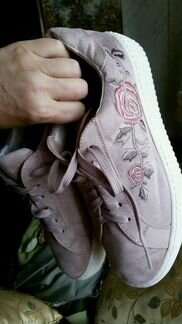 Slipons Graceland. Germany. Велюр. Вышивка шелк