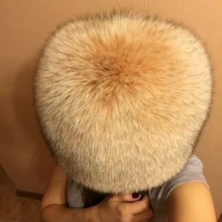 Шапка из меха песца
