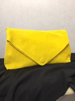 Клатч mango натуральная замша