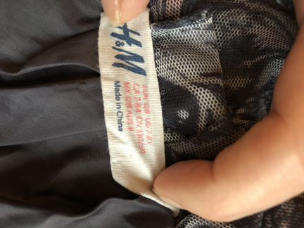 Юбка HM с котятами, 7-8 лет