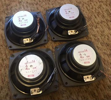 Динамики Mitsubishi MR1420 14 15w 4 шт