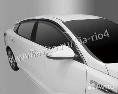 Дефлектора окон из 6 частей Kia Optima 2016-2020