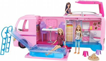 Barbie Camper FBR34. Волшебный раскладной фургон