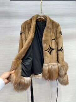 Шуба норковая комбинированная Louis Vuitton