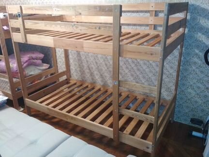 Двухярусная кровать mydal Икеа