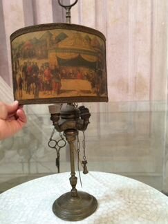 Лампа настольная сваечная 18 - начало 19 века