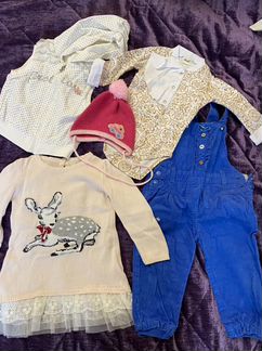 Пакет теплых вещей на рост 74 см (18 шт.)