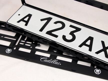 Рамки для Cadillac под номера - за 2 шт
