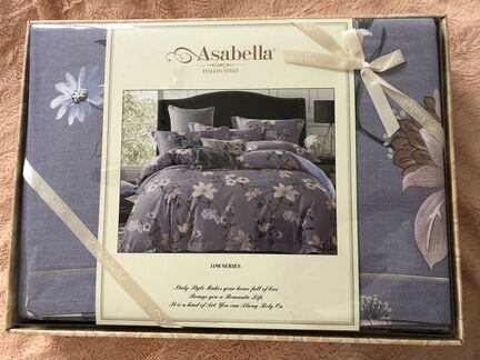 Белье постельное евро asabella фланель