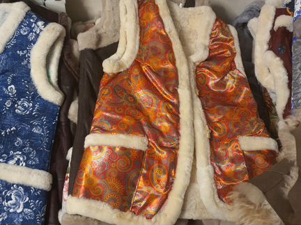 Жилет из овчины. Новые жилетки с мехом овчины