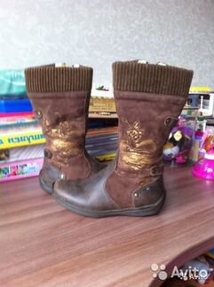 Сапожки на натуральном мехе, фирма garvalin