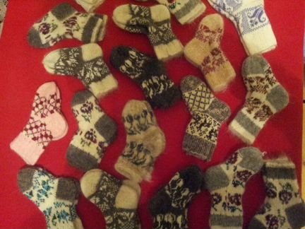 Шерстяные носки из овечьей шерсти и пуха