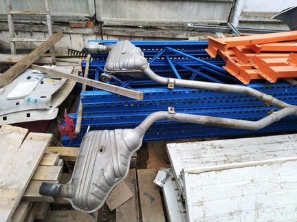 Глушитель в сборе Mercedes X164 OM642