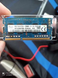 Оперативная память Hynix DDR3L 1600 SO-dimm 2Gb