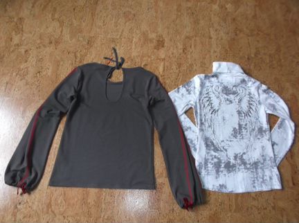 Трикотажная кофта и водолазка