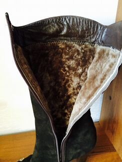 Сапоги из натуральной кожи