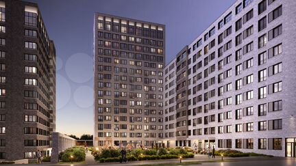2-к апартаменты, 52.1 м², 1/12 эт.