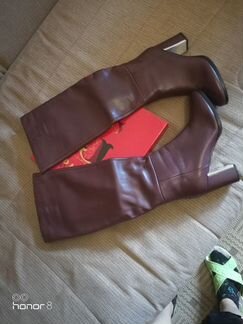 Сапоги Graciana бордовые 39-38