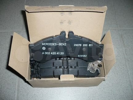 Тормозные колодки mercedes