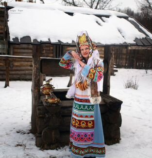 Народный костюм русский север. Аренда