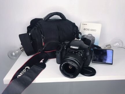 Зеркальный фотоаппарат Canon 600d