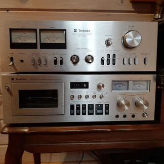 Technics усилитель SU-7700 и дека RS-671US. 1976 г