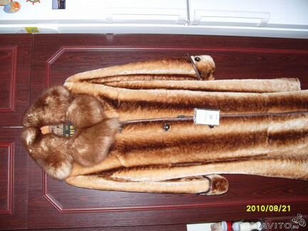 Шуба из мутона