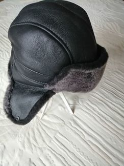 Шапка-ушанка мужская из овчины