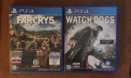 Farcry 5 ps4(+ watch dogs ps4 в подарок)