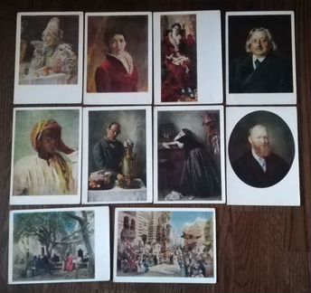 Наборы художественных открыток 1963-1984