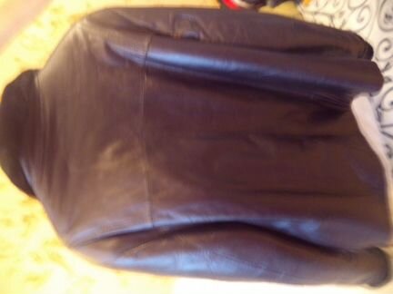 Куртка кожаная на меху р.50