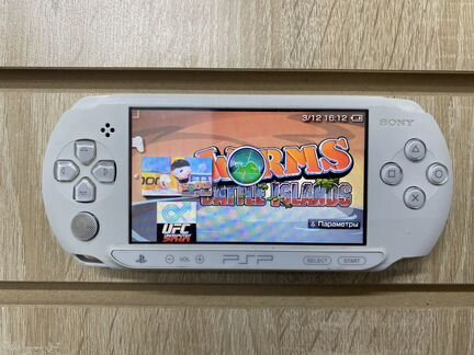 Sony PSP E Street белая, 200 игр, чехол, доставка